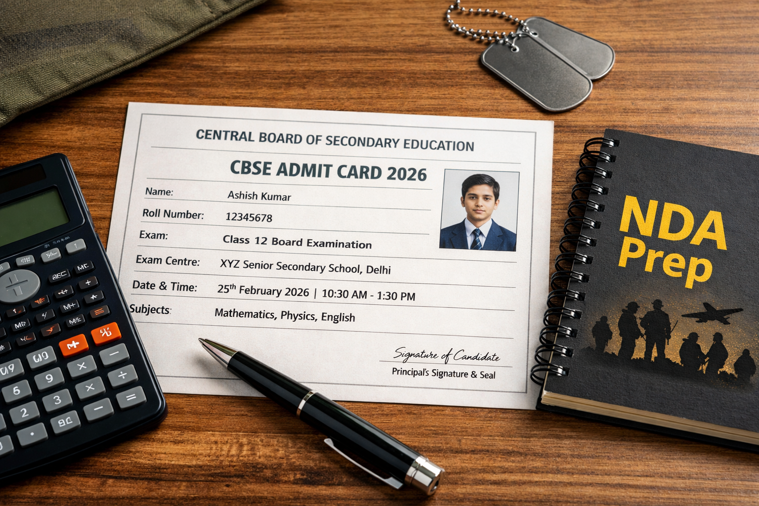 How to Download CBSE Admit Card 2026 – NDA & Defence Aspirents