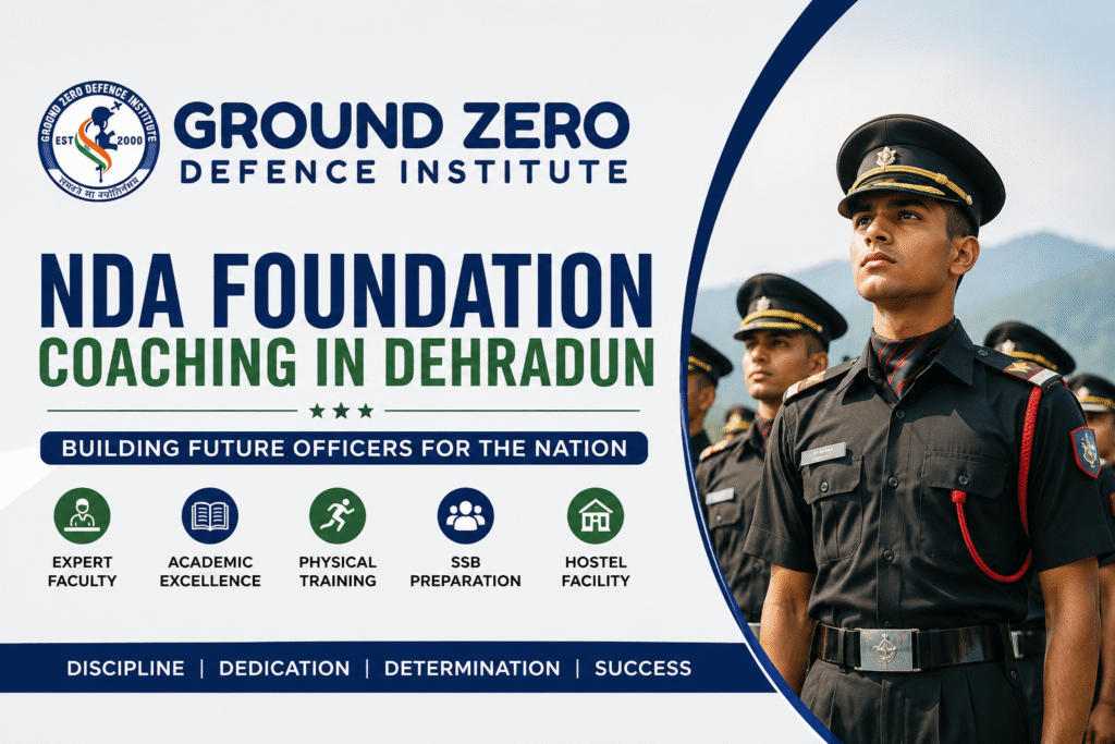 Best NDA Foundation Coaching in Dehradun by Experts