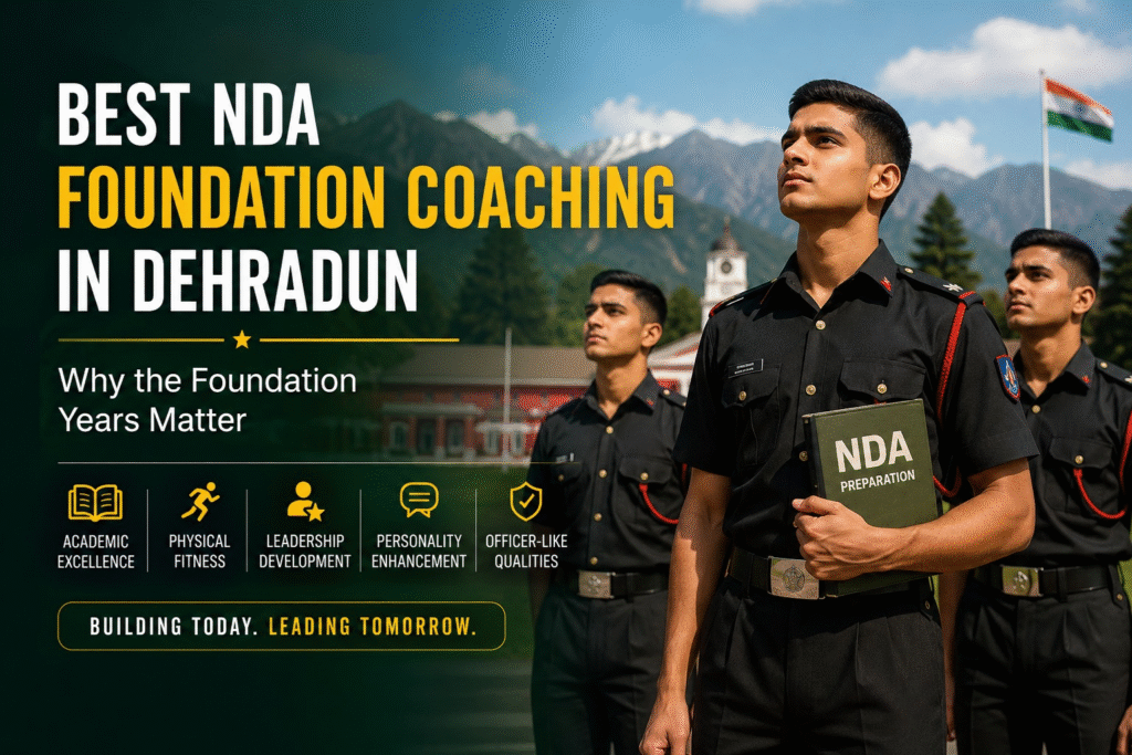 Best NDA Foundation Coaching in Dehradun: Why the Foundation Years Matter