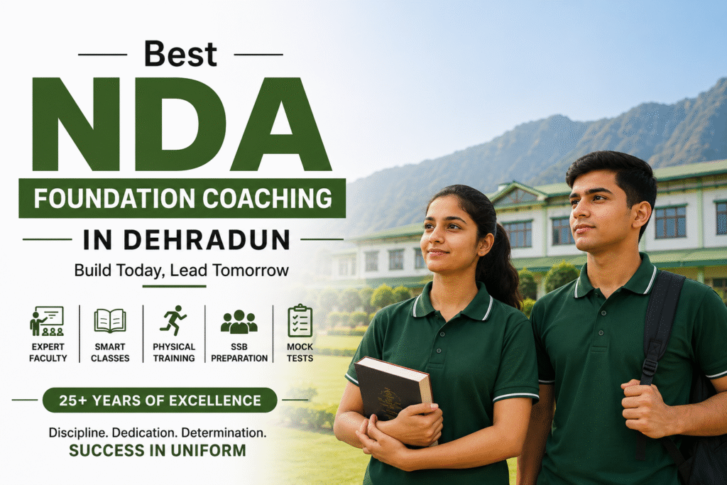 Best NDA Foundation Coaching in Dehradun